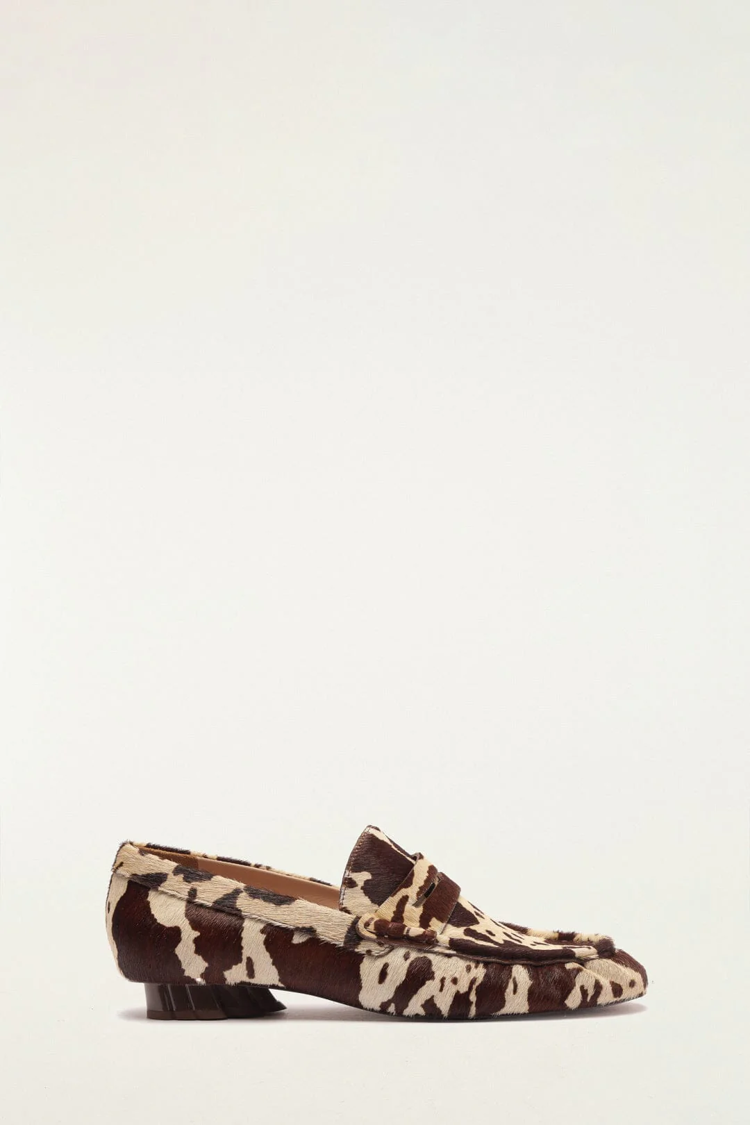 Animal Print Heeled Loafer