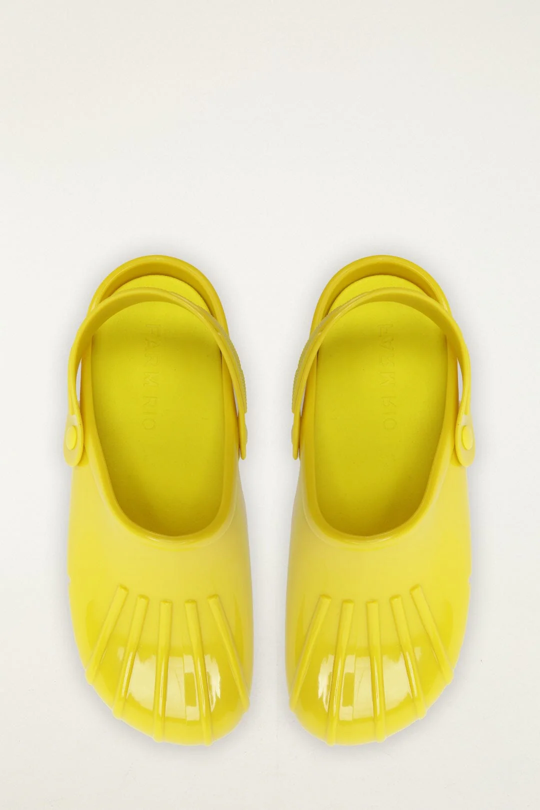 Yellow Monstera Slingback Rain Clog - Image 3