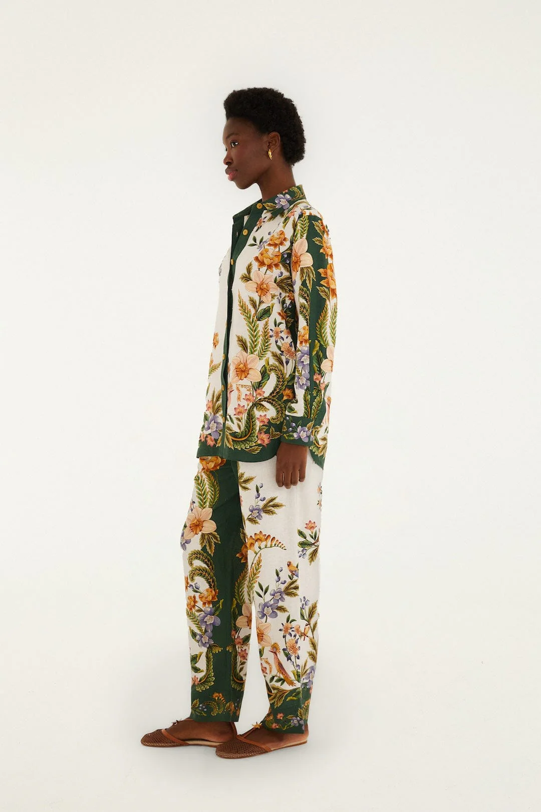 Sand Nature Collared Buttoned Shirt - Image 4