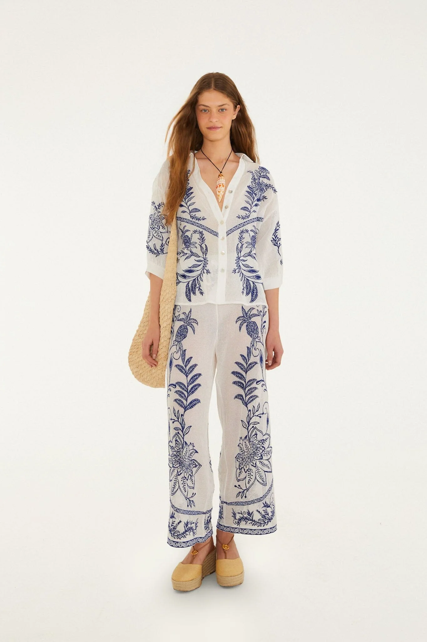 Off-White Nina Embroidery Blouse - Image 4