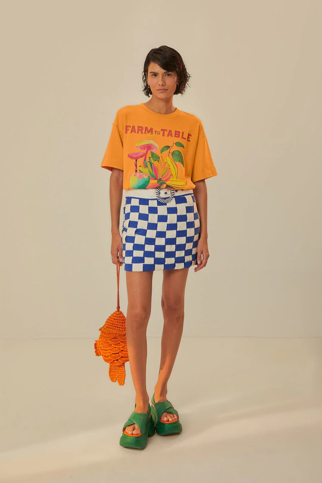 Orange Farm Rio To Table Organic Cotton T-Shirt - Image 2