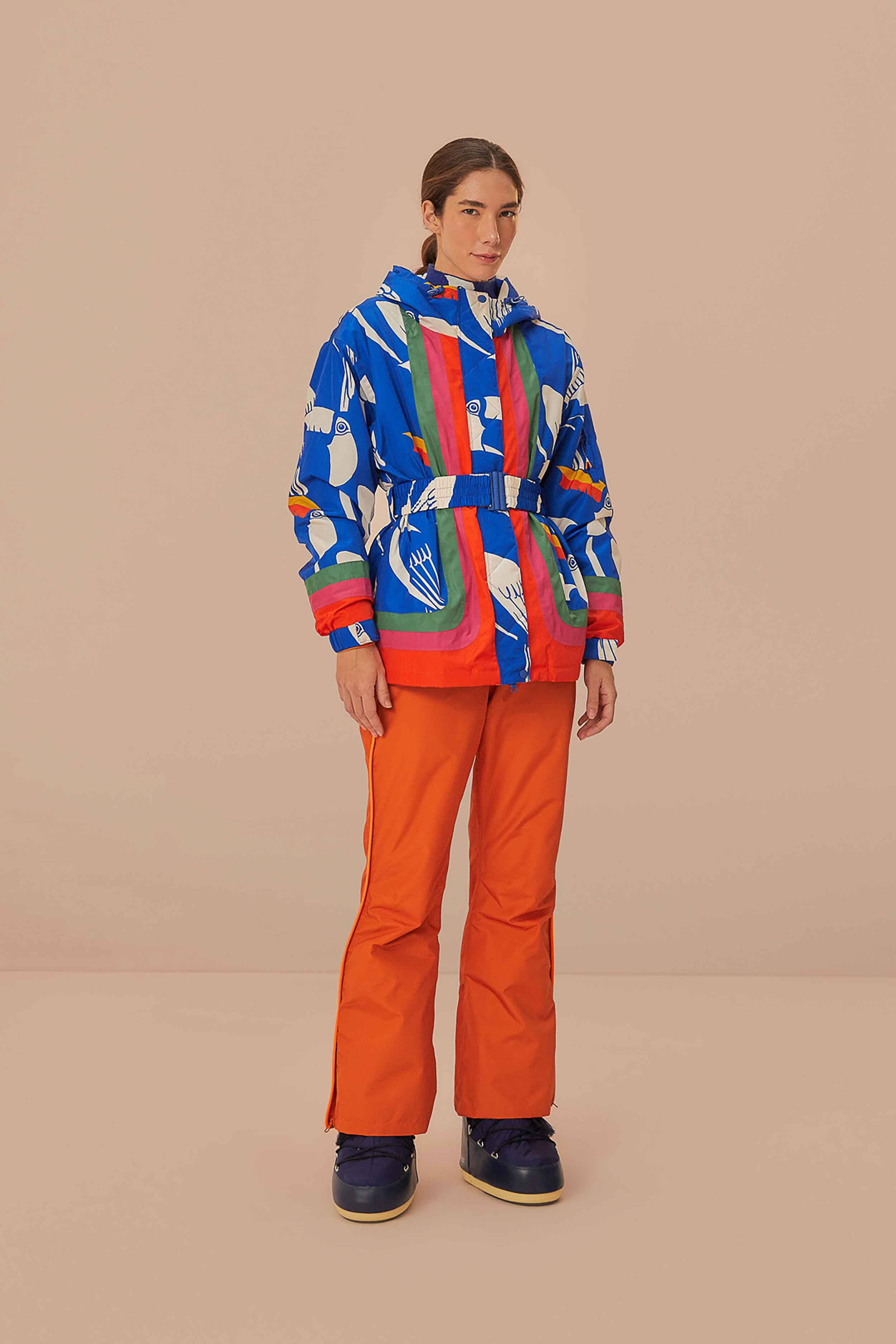 Orange Ski Pants - Image 2
