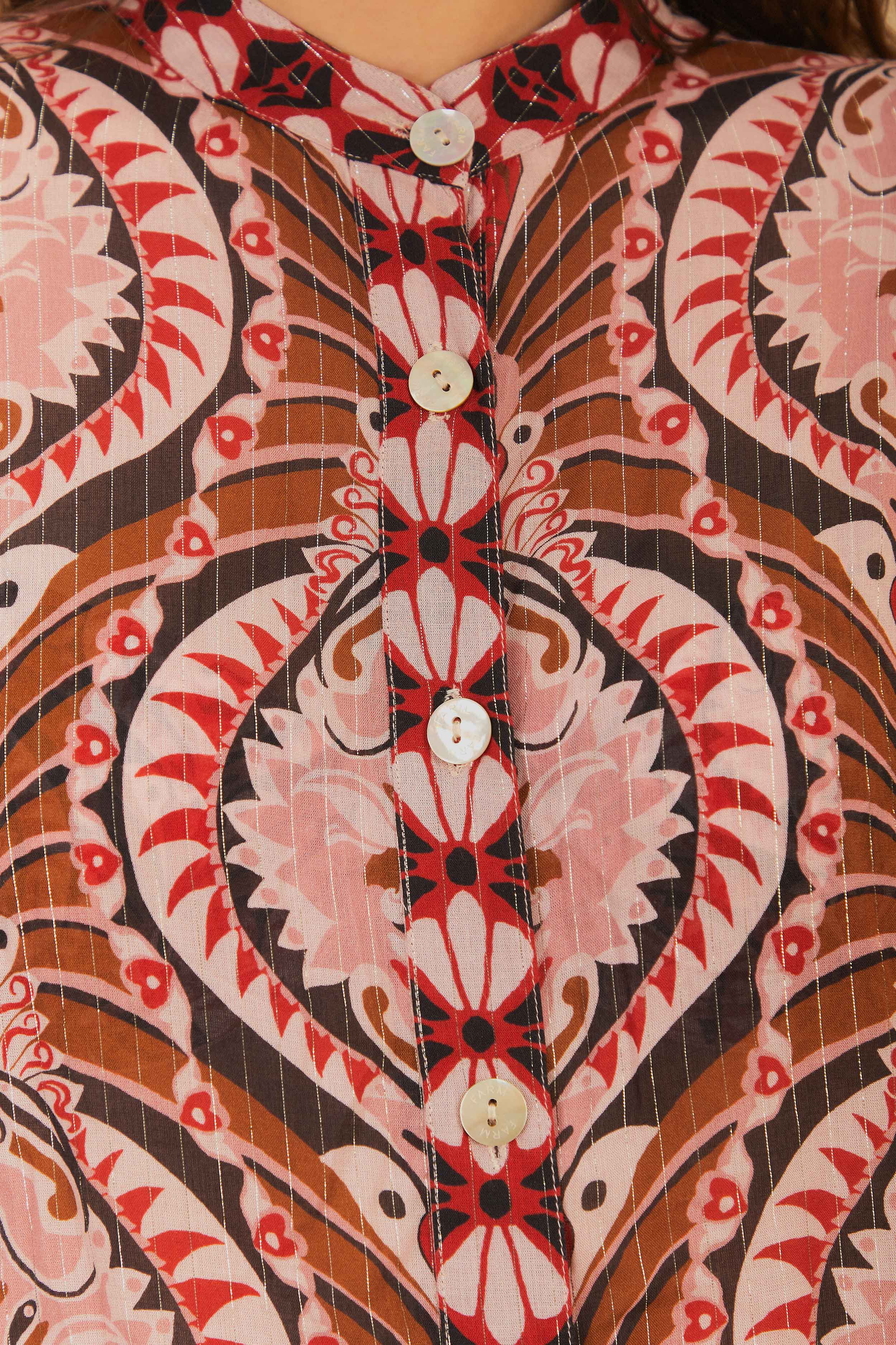 Pink Pineapple Jewelry Maxi Shirt - Image 5