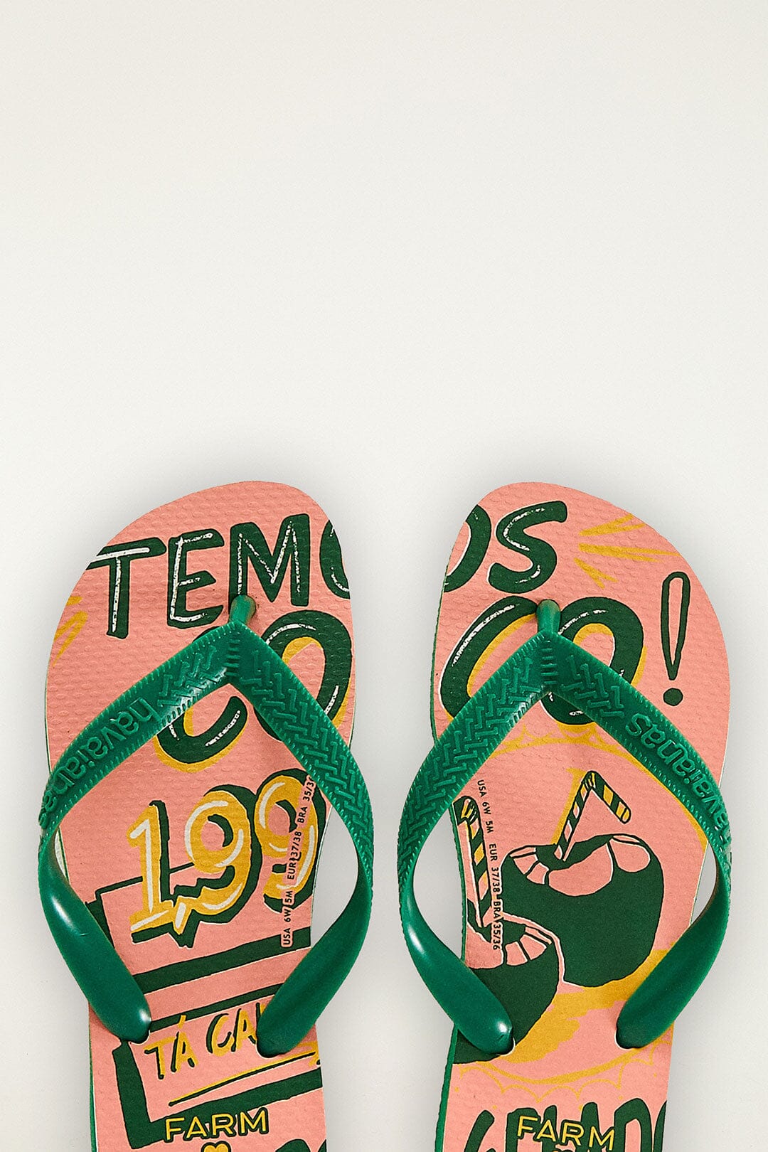 Pink Temos Coco Havaianas Sandals - Image 3
