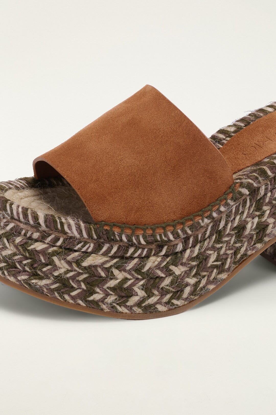 Brown Platform Espadrille Sandal - Image 4