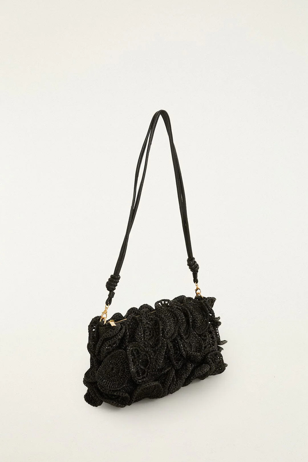 Raffia Flower Clutch - Image 2