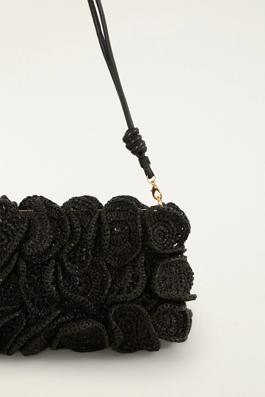 Raffia Flower Clutch - Image 4