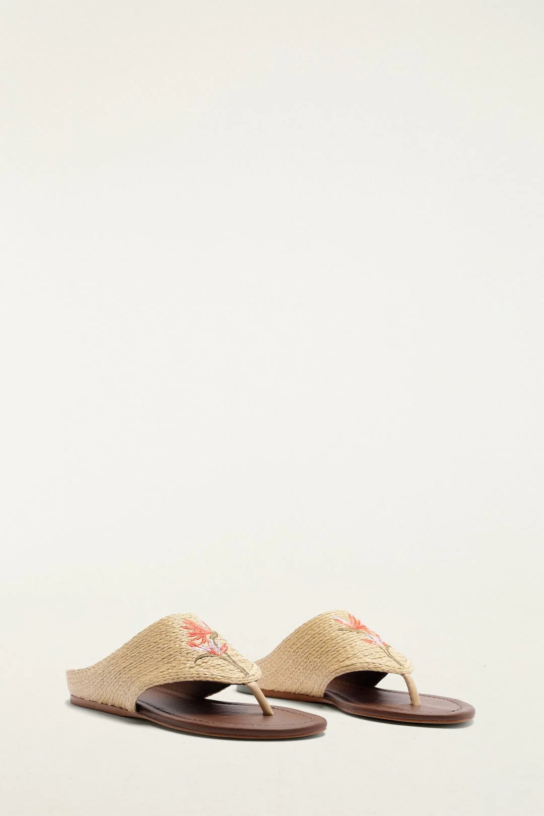 Raffia Icons Flat Sandal - Image 2