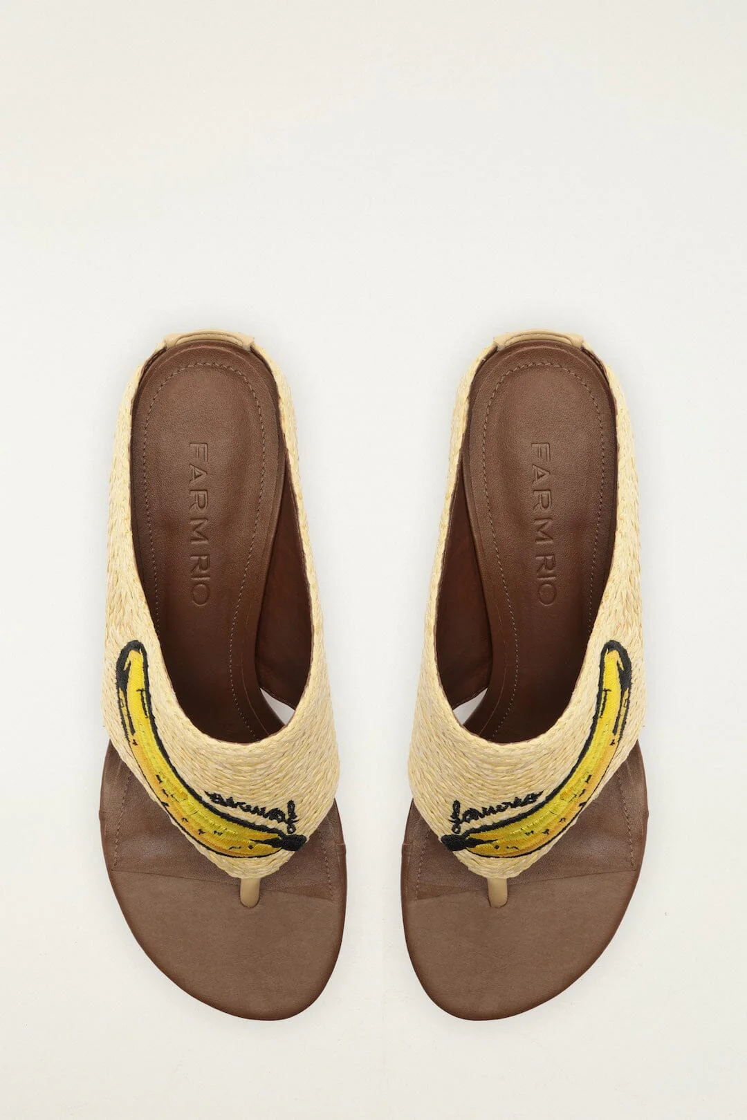 Raffia Embroidered Icons Kitten Heeled Sandal - Image 3