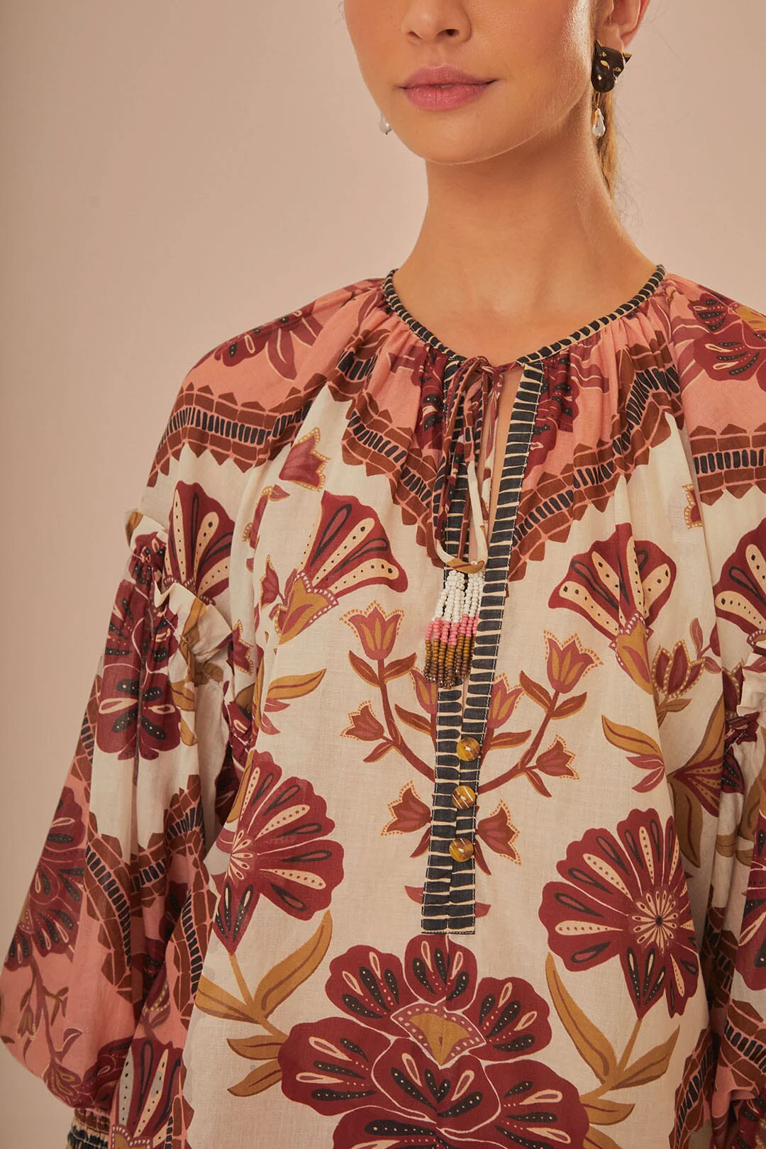 Cream Riad Blouse - Image 3