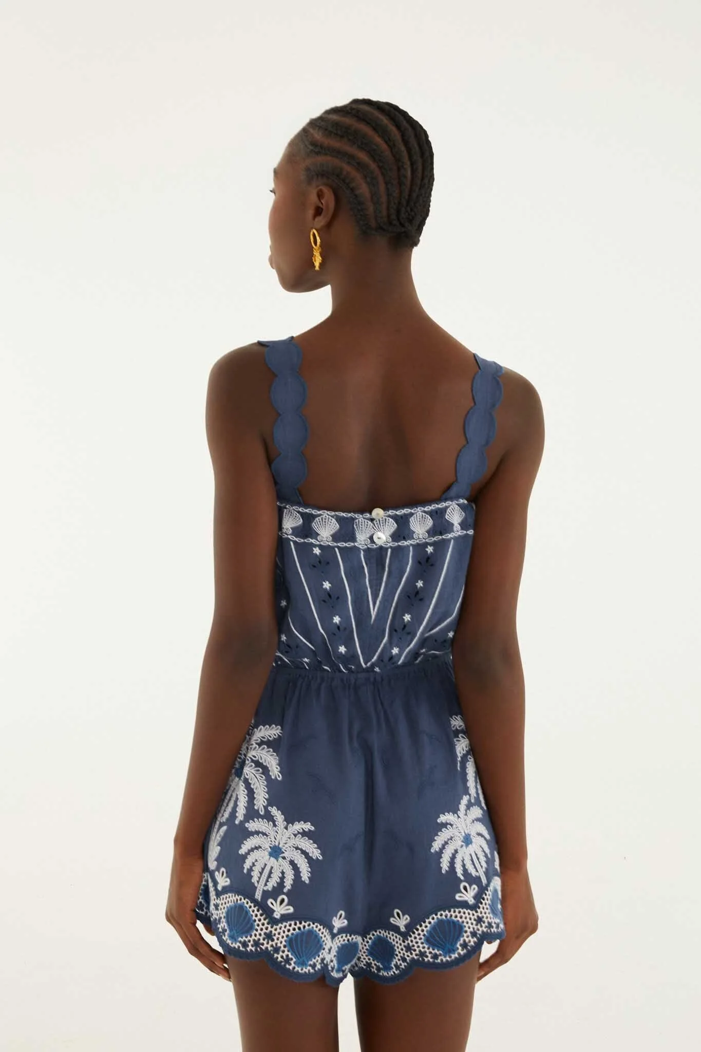 Romper With Embroidery - Image 3