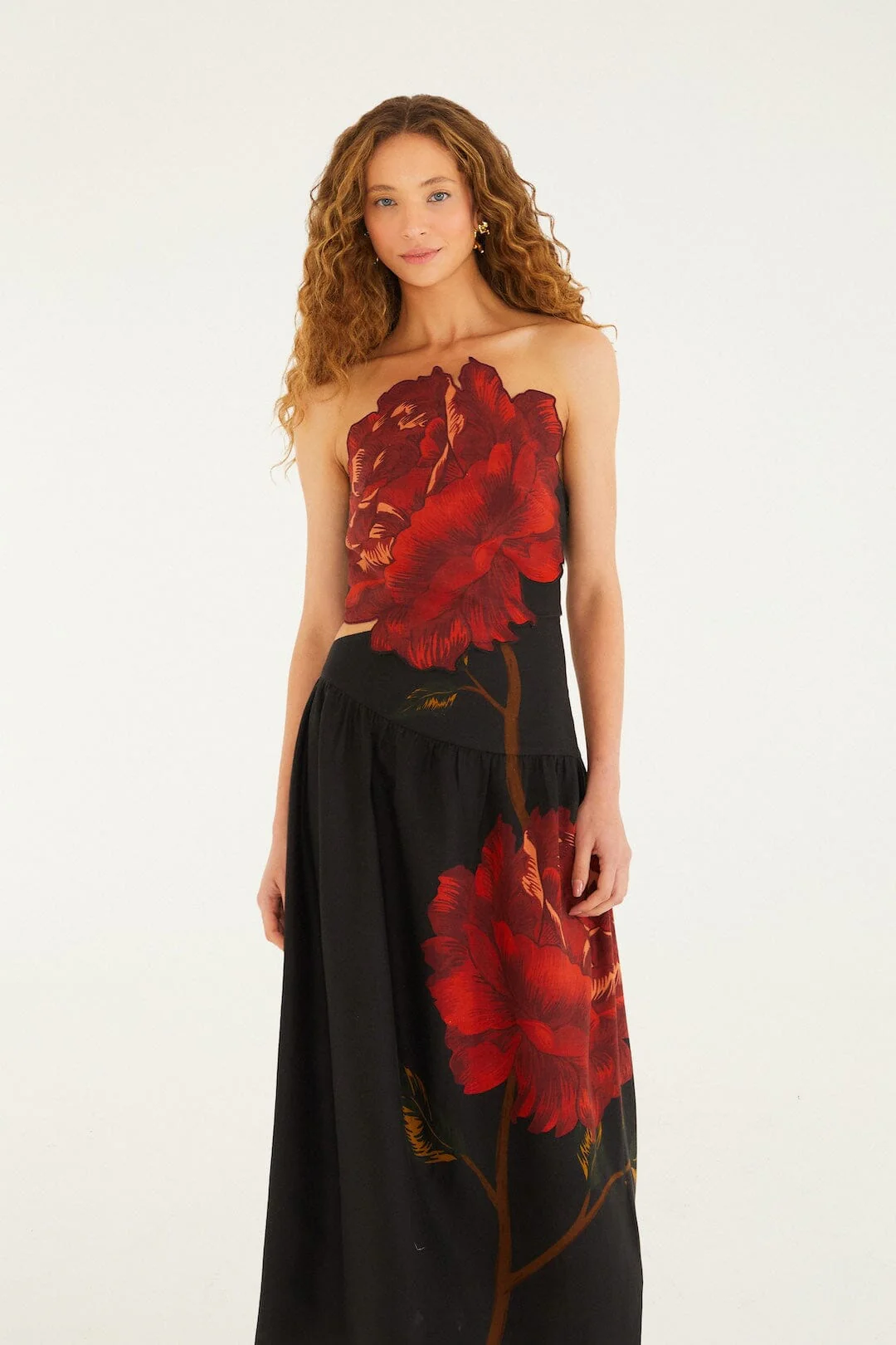 Black Rosalia Artisanal Lenzing™  Ecovero™  Euroflax™  Midi Dress - Image 4
