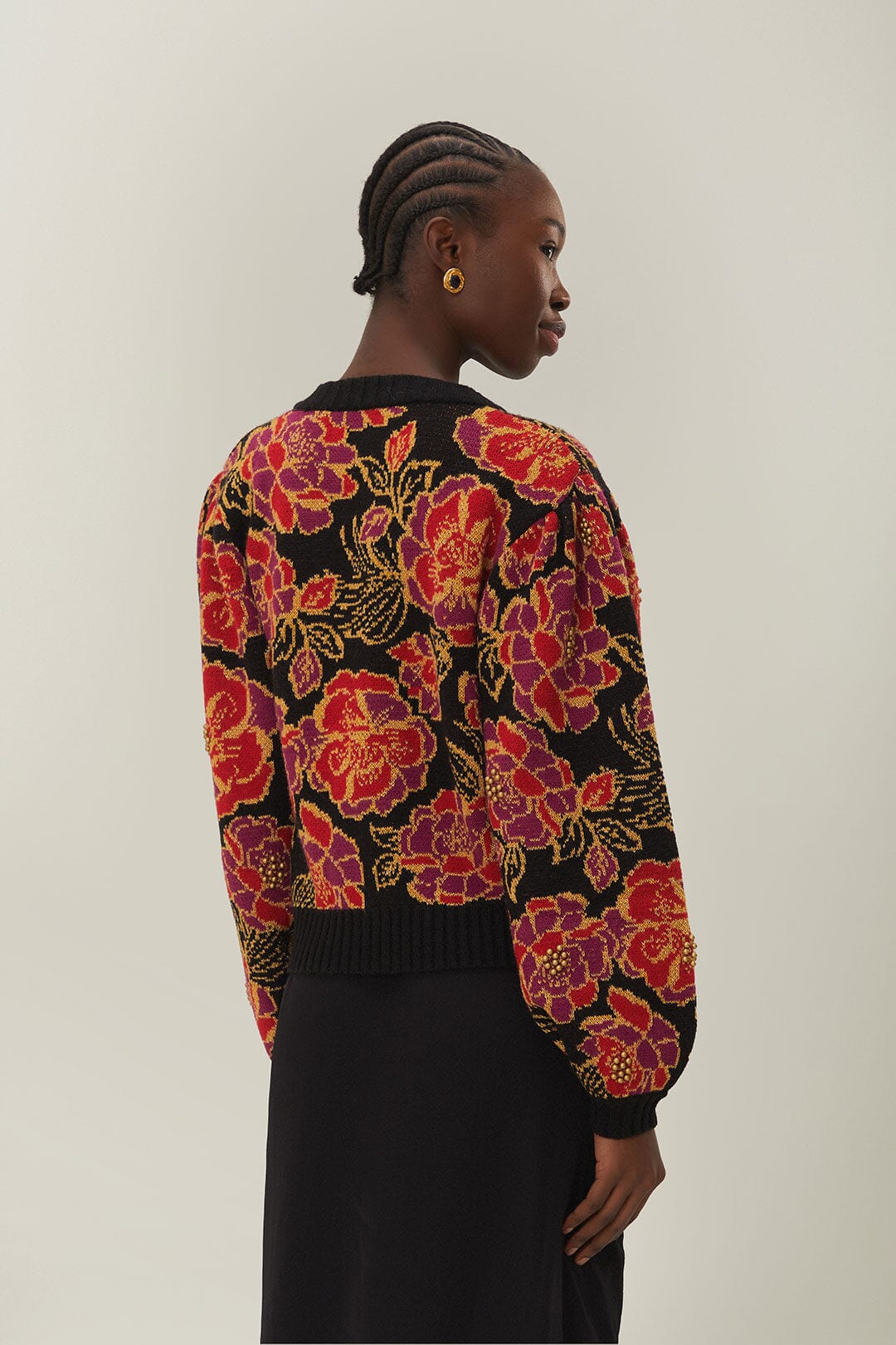 Shiny Chita Knit Cardigan - Image 5
