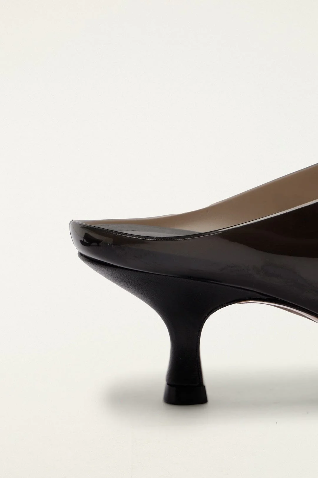 Black Thong Jelly Kitten Heel - Image 6