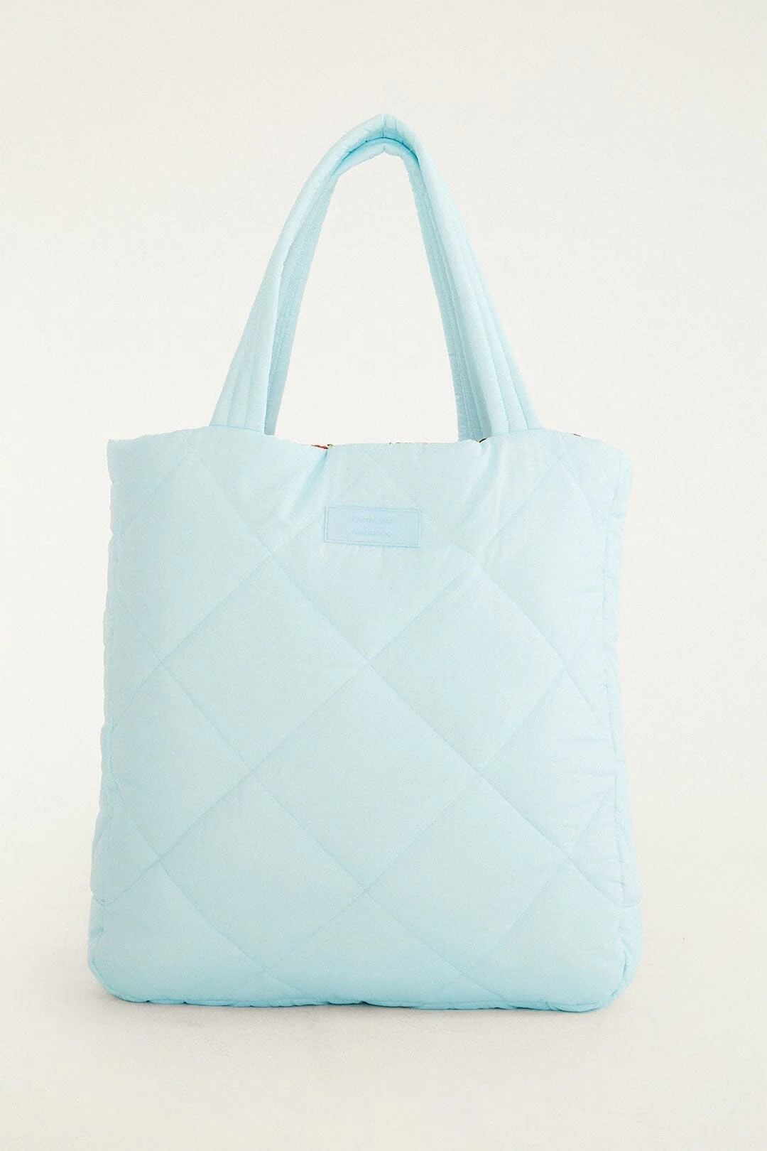 Blue Toucan Puffer Tote Bag - Image 5