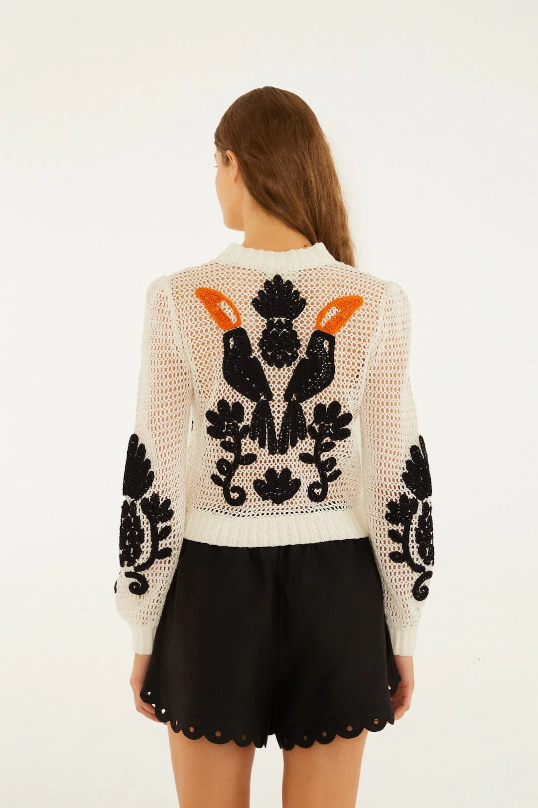 Toucan Crochet Cardigan - Image 3