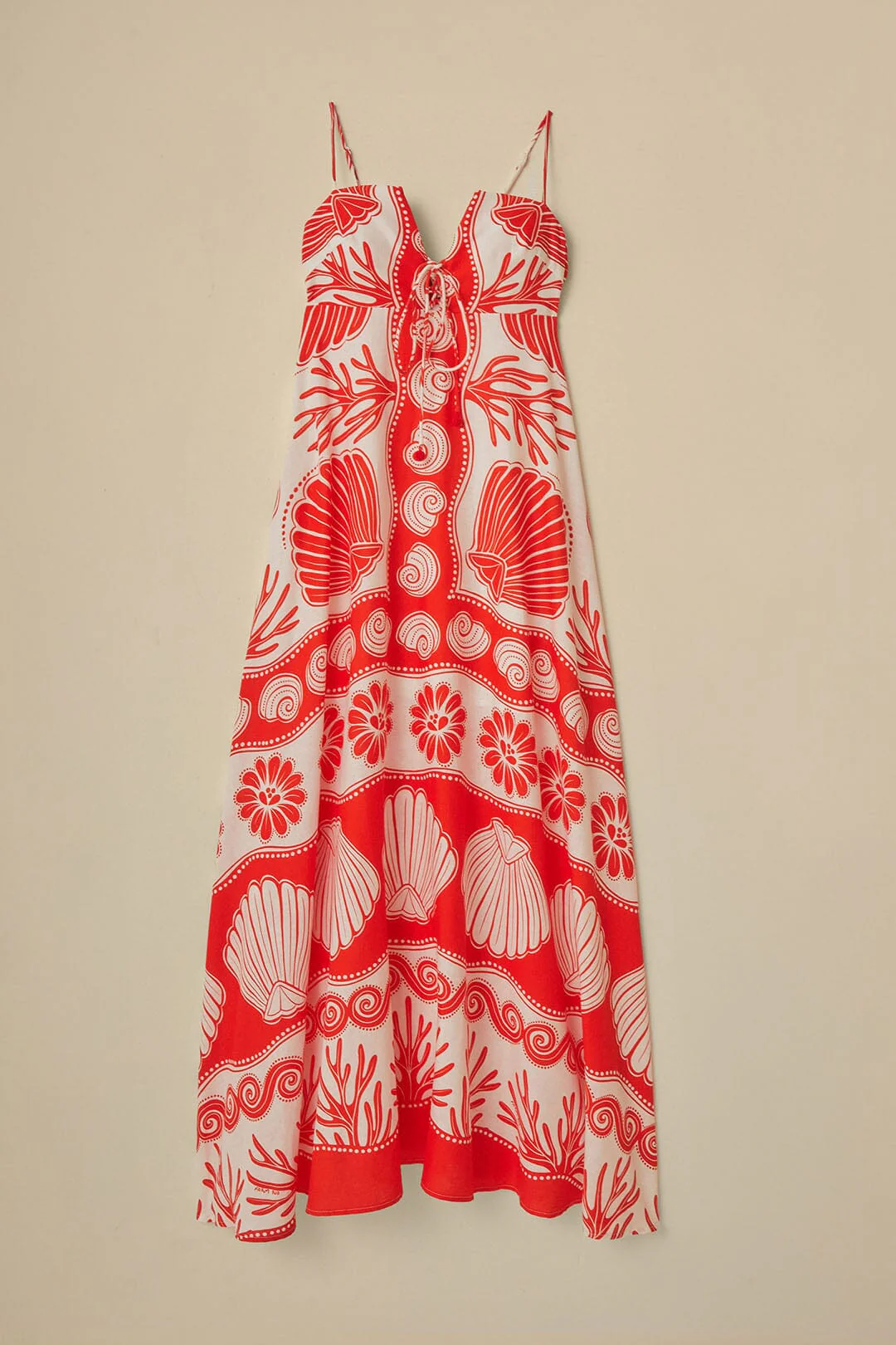 White Ainika Shell LENZING™ ECOVERO™ Euroflax™ Maxi Dress - Image 6
