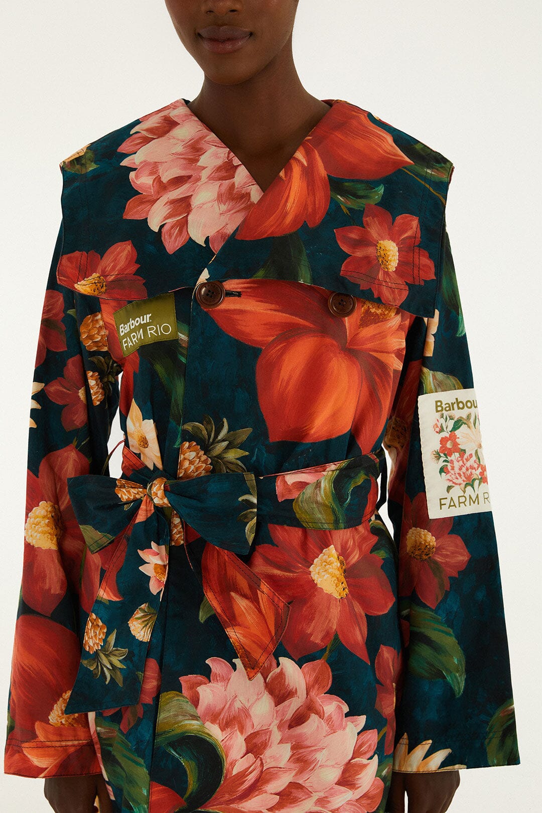 Wild Flower Tench Coat - Image 3