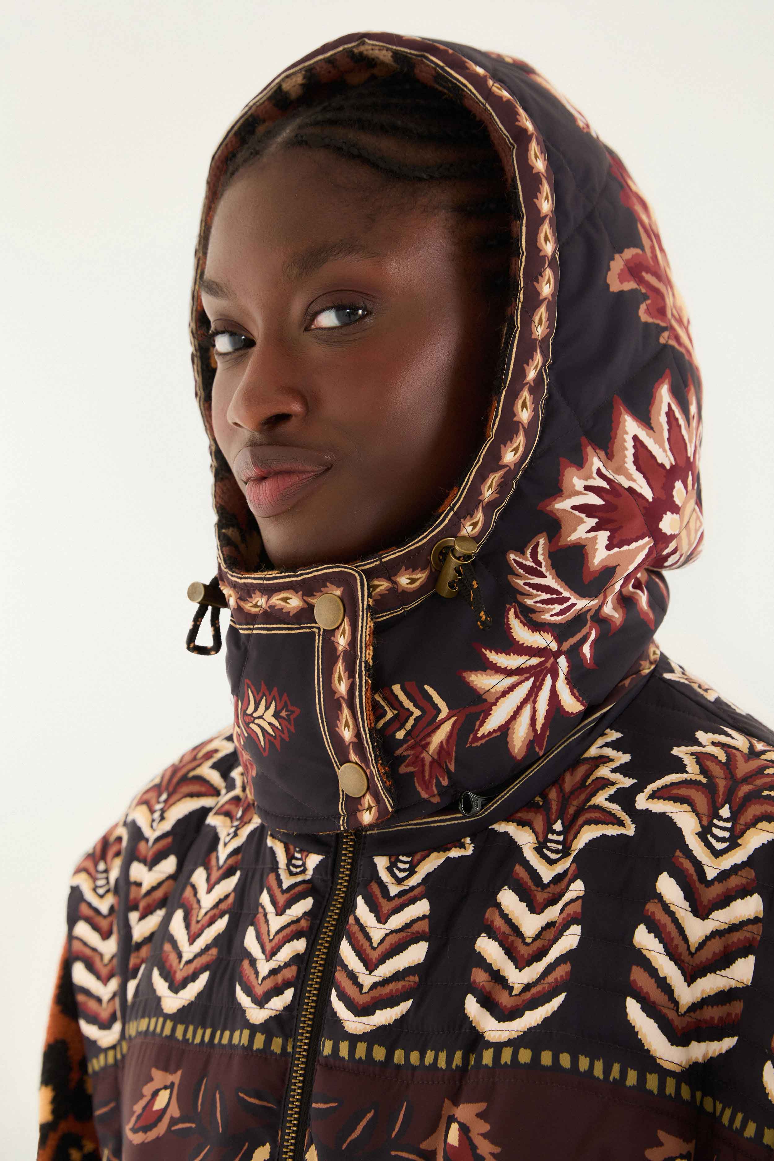 Brown Winter Ainika Puffer Jacket - Image 4