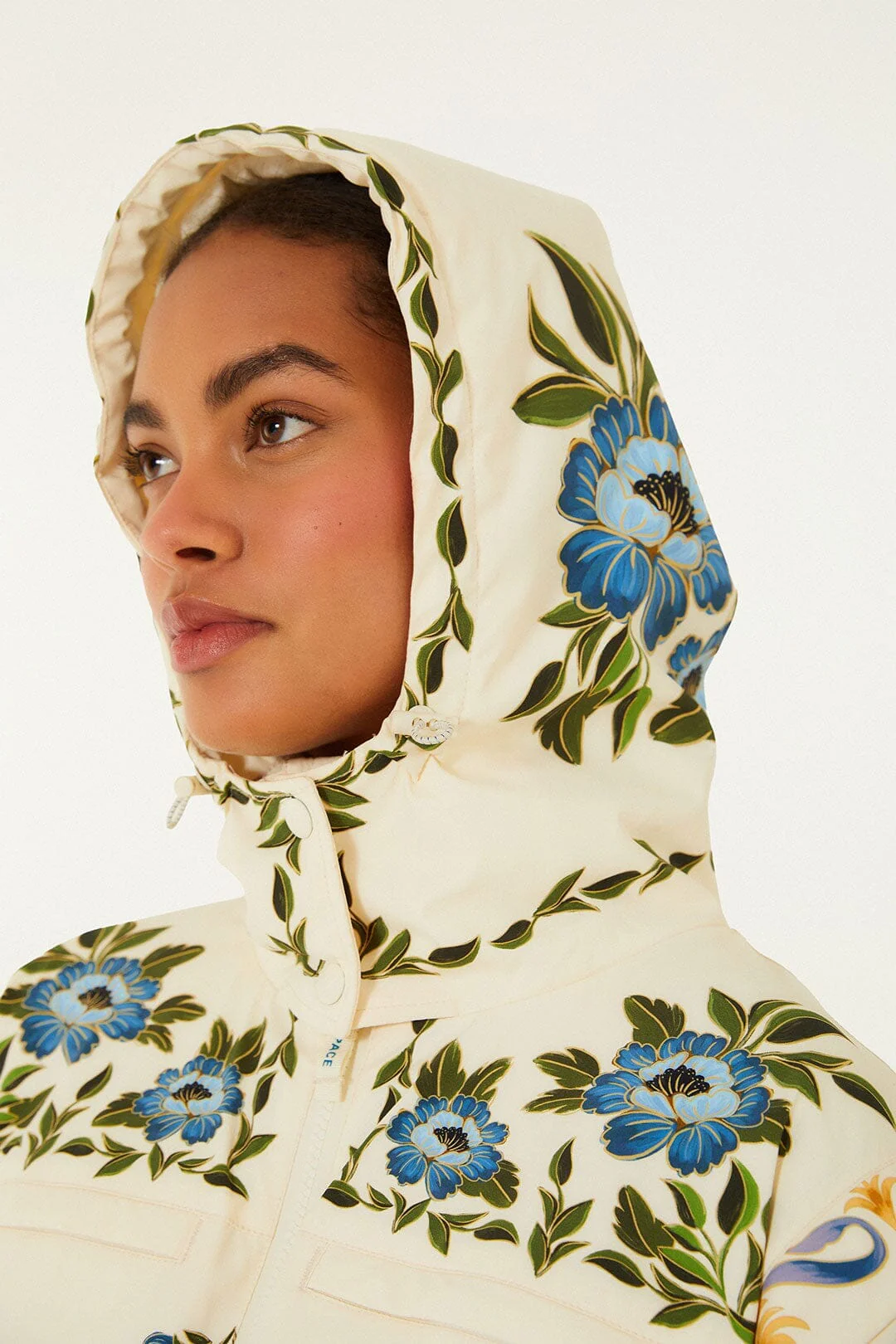 Off-White Winter Garden Hooded Belted Ski Jumpsuit - Image 4