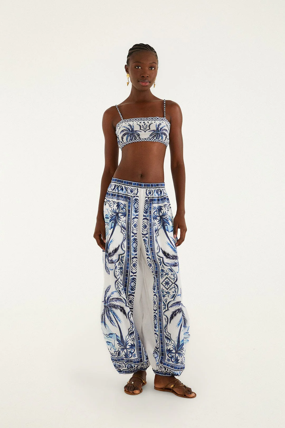 Off-White Wonderful City Organic Cotton Crop Top - Image 2