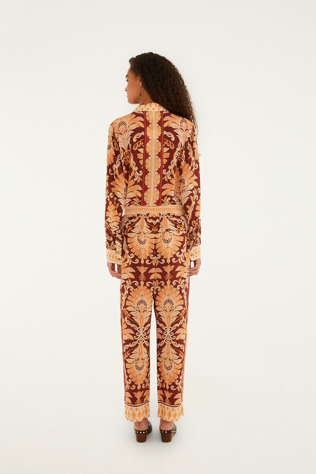 Red Wonderful Tapestry Pants - Image 4
