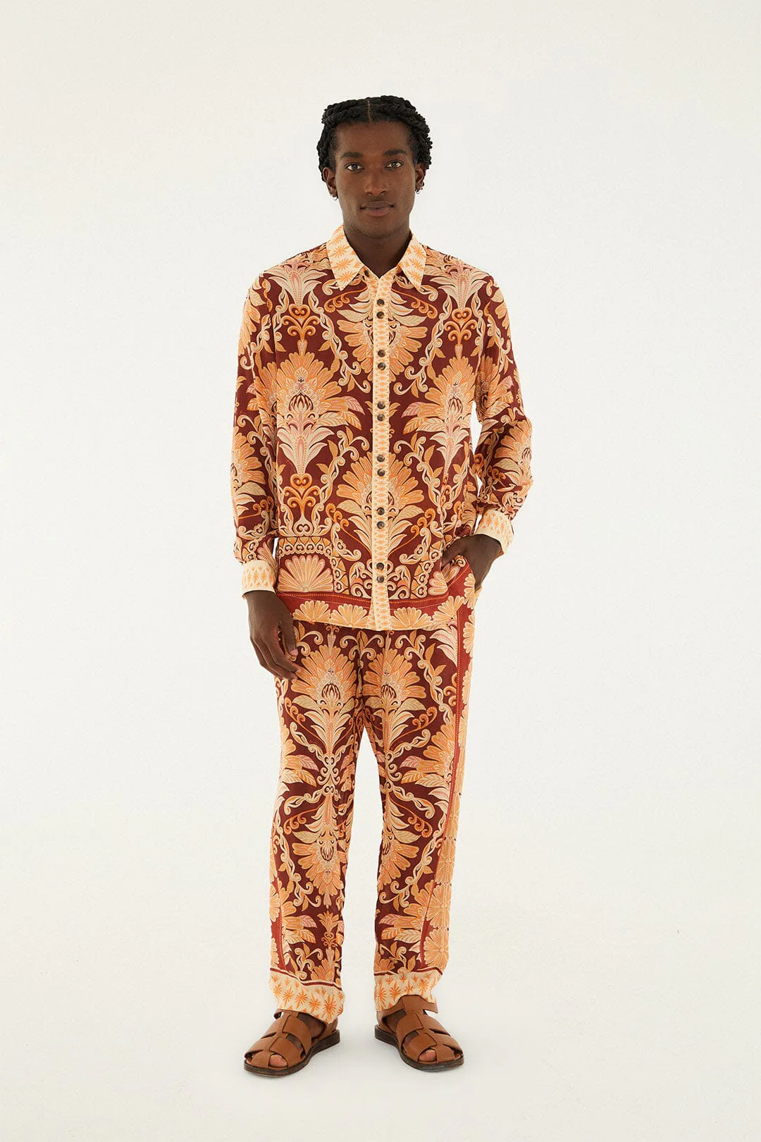Red Wonderful Tapestry Sand Shirt - Image 2